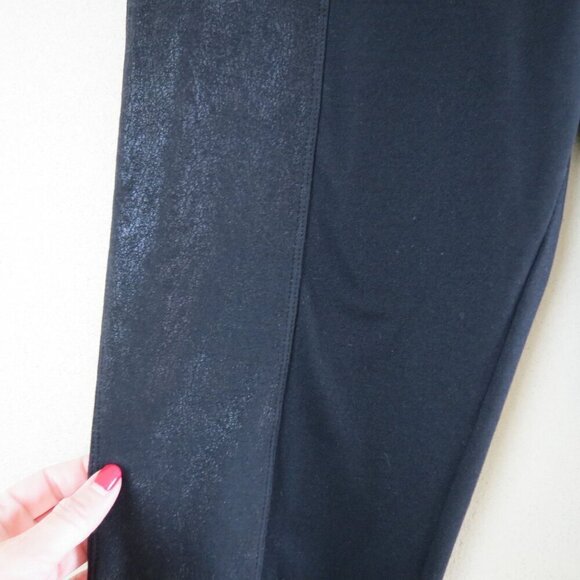 STAR POWER by SPANX Women's Black Shaping Leggings Subtle Pattern Panels Size XL - Picture 3 of 8